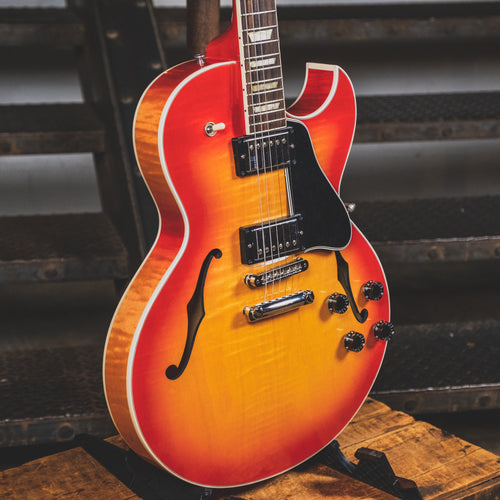 2007 Gibson ES-137 Classic, Cherry Burst, OHSC - Used Electric Guitar