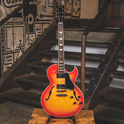 2007 Gibson ES-137 Classic, Cherry Burst, OHSC - Used Electric Guitar