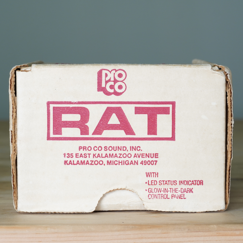 ProCo Rat 2 Flat Enclosure w/Box, Late 90s - Used ProCo Rat 2 Flat Enclosure w/Box, Late 90s - Used