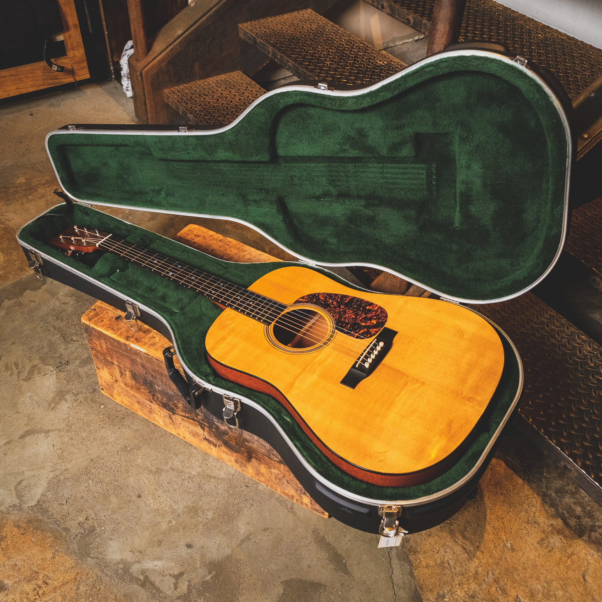 2007 Martin D16GT Acoustic Guitar, Natural With Hard Case - Used