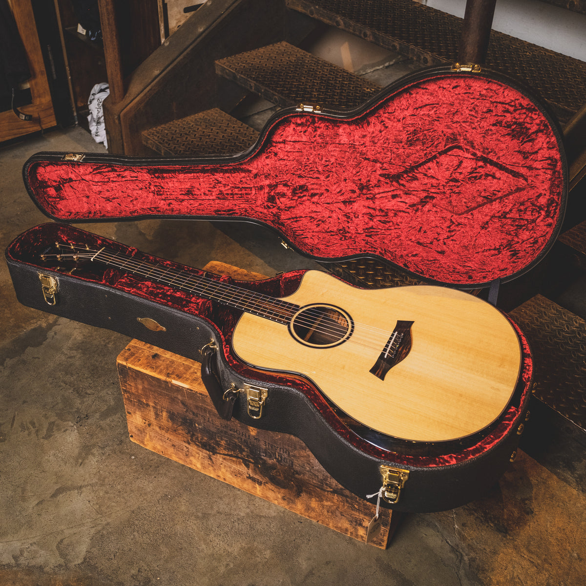 2018 Taylor Custom Grand Orchestra Acoustic Guitar, Natural w/OHSC - Used