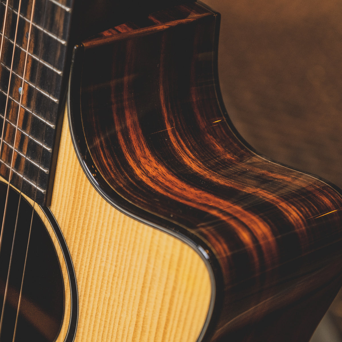 2018 Taylor Custom Grand Orchestra Acoustic Guitar, Natural w/OHSC - Used