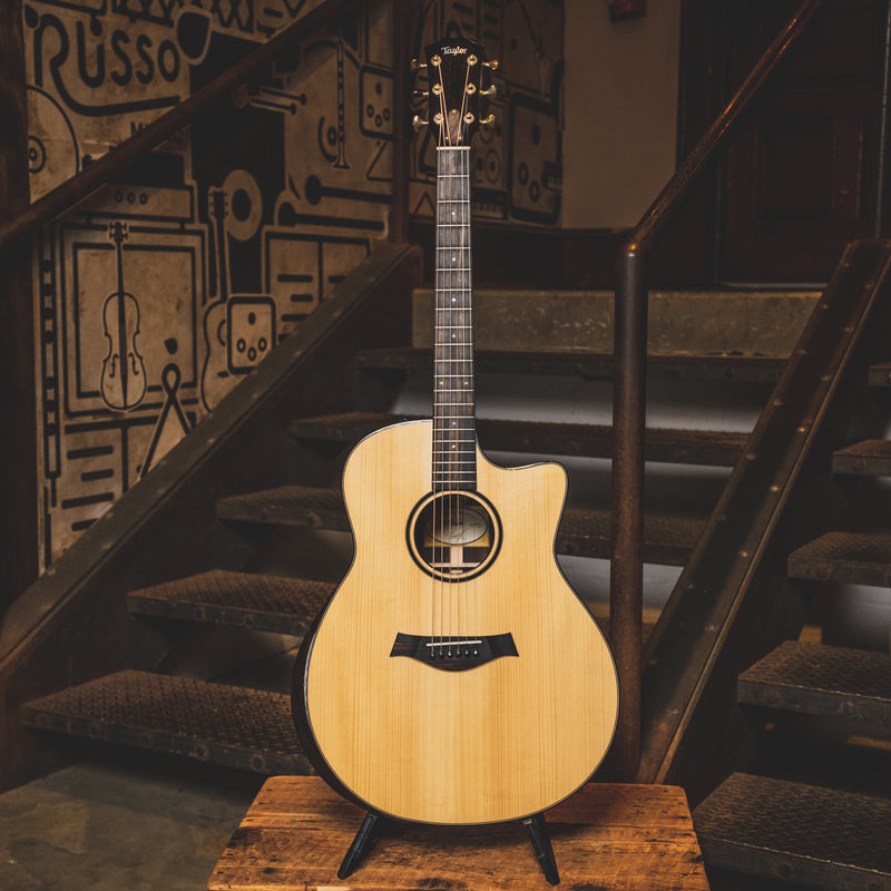2018 Taylor Custom Grand Orchestra Acoustic Guitar, Natural w/OHSC - Used