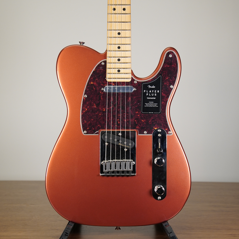 2021 Fender Player Plus Telecaster, Maple Fingerboard, Aged Candy Apple Red - Used