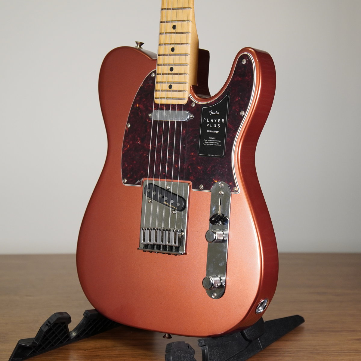 2021 Fender Player Plus Telecaster, Maple Fingerboard, Aged Candy Apple Red - Used
