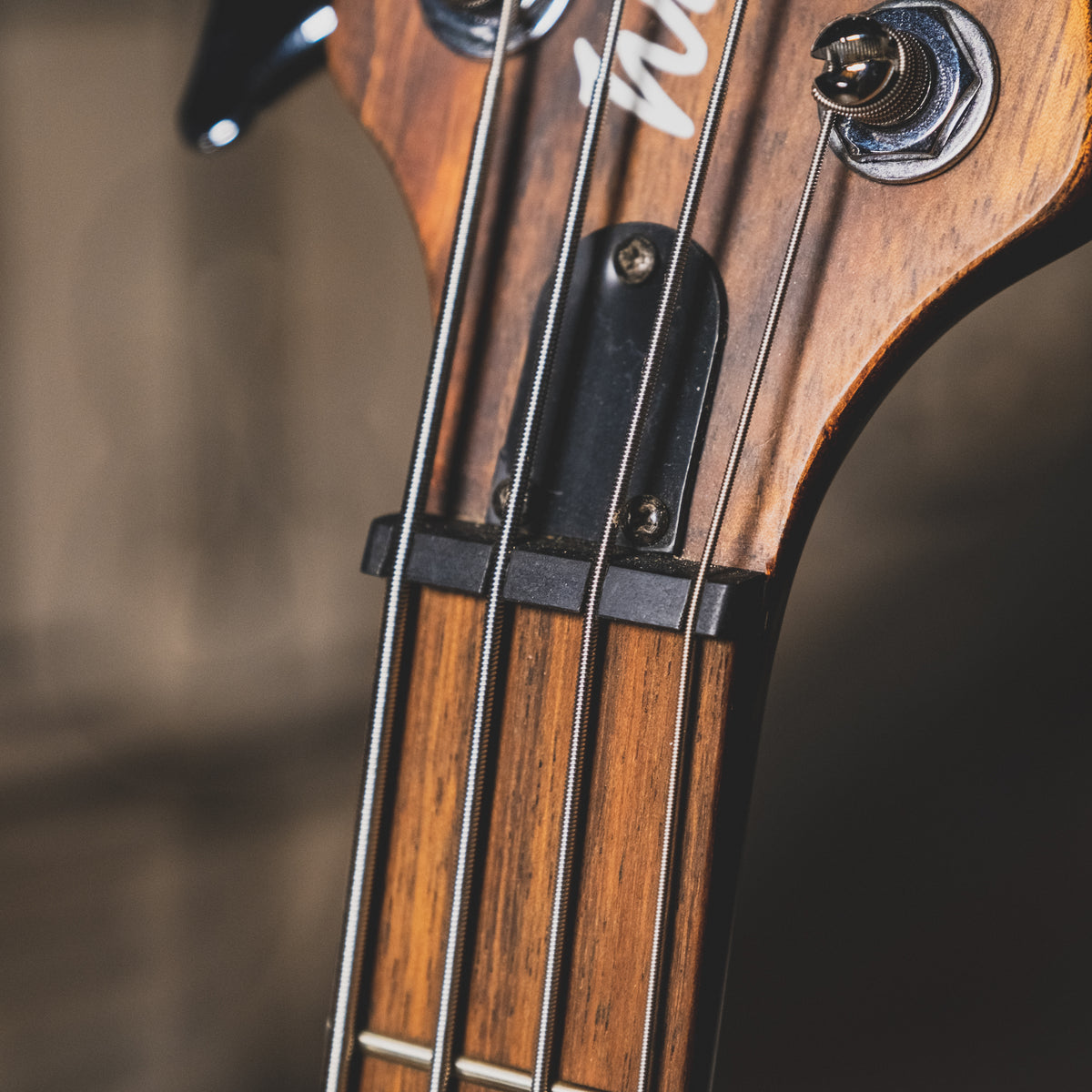 2006 Washburn Taurus T24 Bass Guitar, Natural with Gig Bag - Used