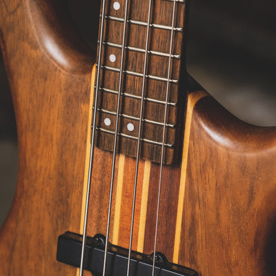 2006 Washburn Taurus T24 Bass Guitar, Natural with Gig Bag - Used