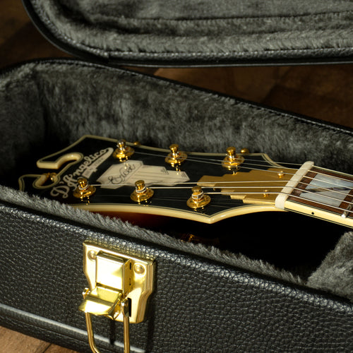 2020 D'Angelico Excel DC Semi-Hollow Electric Guitar, Vintage Sunburst with Hard Case - Used