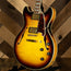 2020 D'Angelico Excel DC Semi-Hollow Electric Guitar, Vintage Sunburst with Hard Case - Used