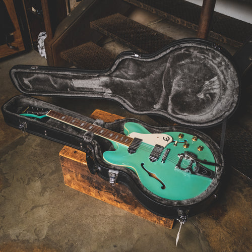 1997 Epiphone Casino VT-TQ Electric Guitar, Turquoise w/OHSC - Used
