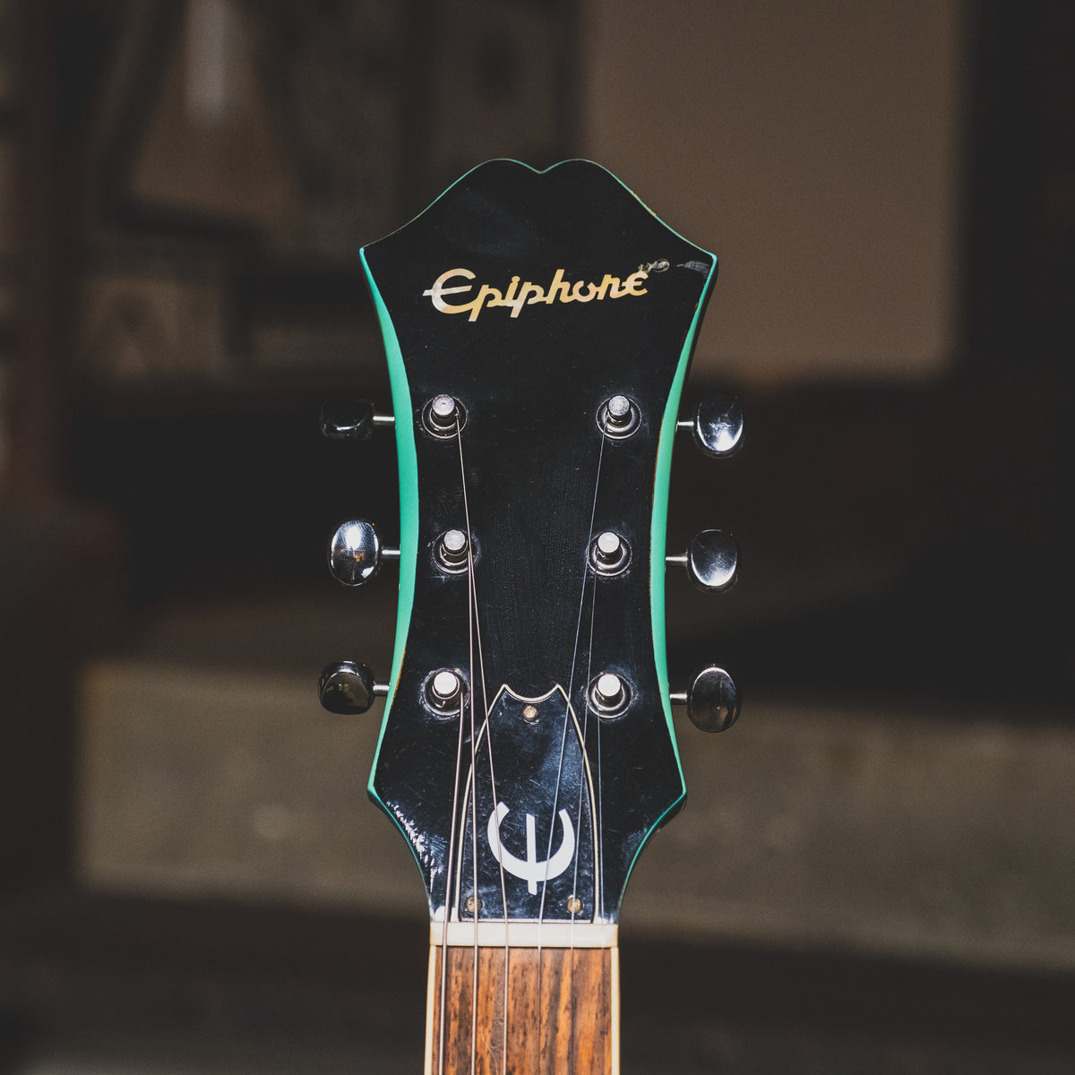 1997 Epiphone Casino VT-TQ Electric Guitar, Turquoise w/OHSC - Used