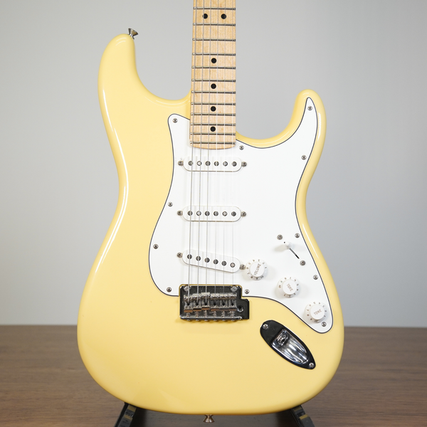 ギター Fender Player Stratocaster Buttercream Fender Player Series Stratocaster Maple Neck in Buttercream