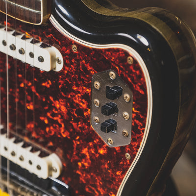 1966 Fender Jaguar Electric Guitar, 3 Color Sunburst, Original Hardshell Case & Parker Body Guard - Vintage