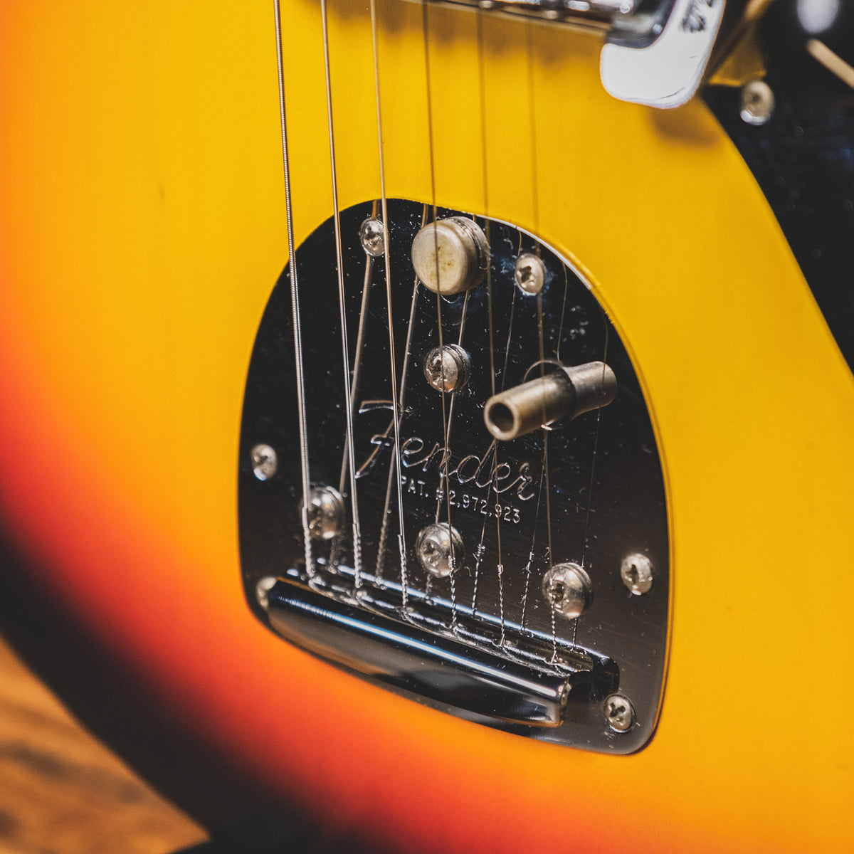 1966 Fender Jaguar Electric Guitar, 3 Color Sunburst, Original Hardshell Case & Parker Body Guard - Vintage