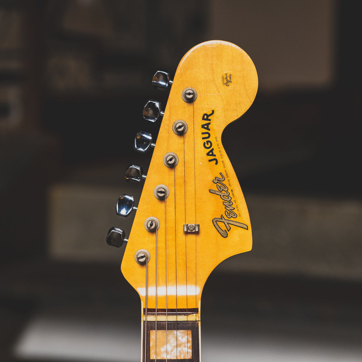 1966 Fender Jaguar Electric Guitar, 3 Color Sunburst, Original Hardshell Case & Parker Body Guard - Vintage