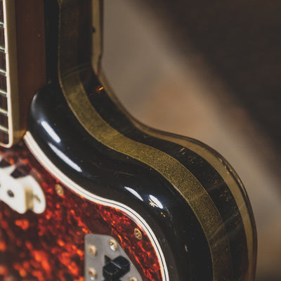 1966 Fender Jaguar Electric Guitar, 3 Color Sunburst, Original Hardshell Case & Parker Body Guard - Vintage