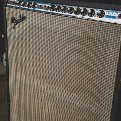 1974 Fender Super Six Reverb 6x10 100-Watt Combo Amplifier - Vintage