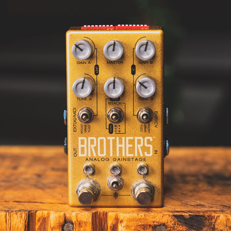 2017 Chase Bliss Brothers Analog Gainstage Overdrive Effect Pedal w/Wooden Box - Used