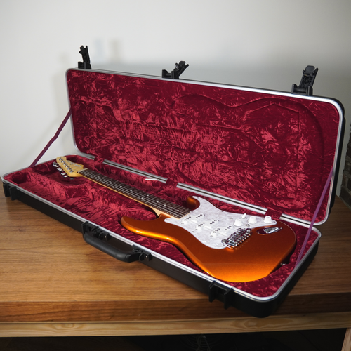G L Commanche Electric Guitar Tangerine Metallic With Case Used