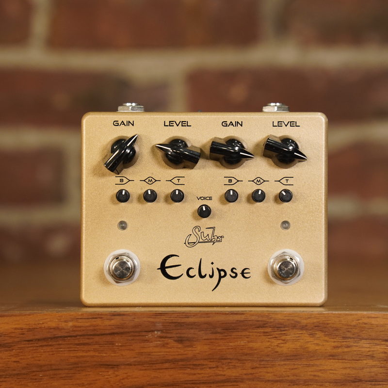 Suhr 2020 Limited Edition Eclipse Dual Overdrive Distortion Effect Pedal, Gold With Box - Used
