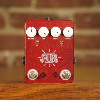 JHS Ruby Red Overdrive Boost Effect Pedal With Box - Used
