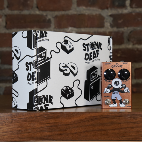 Stone Deaf FX Q Boost Effect Pedal Limited Edition With Box And Mug