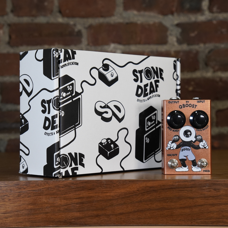 Stone Deaf FX Q Boost Effect Pedal Limited Edition With Box And Mug - Used