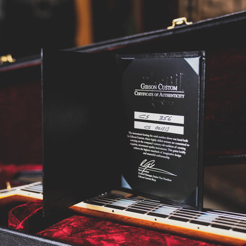 2013 Gibson Custom CS-356 Flame Maple and Mahogany, Natural, w/OHSC - Used