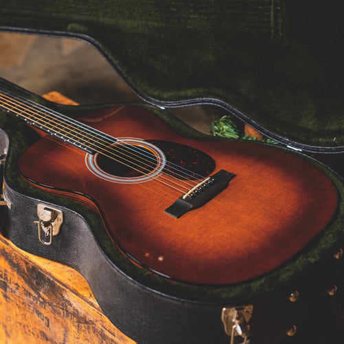 2016 Martin OM-21 Ambertone Burst Acoustic Guitar With OHSC - Used