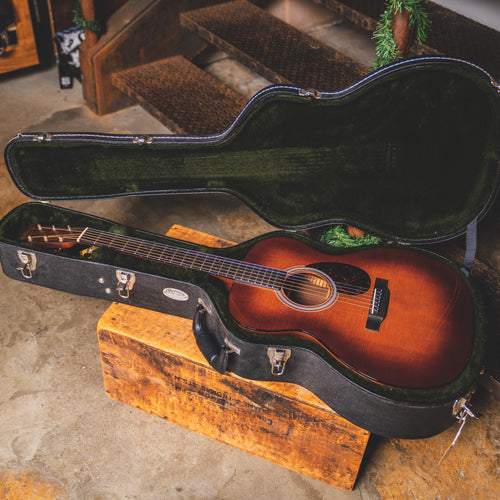 2016 Martin OM-21 Ambertone Burst Acoustic Guitar With OHSC - Used