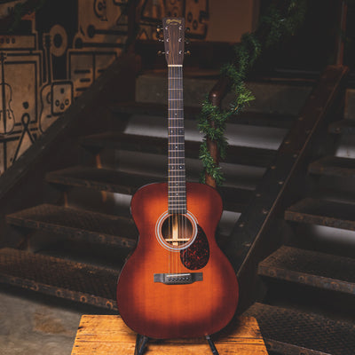 2016 Martin OM-21 Ambertone Burst Acoustic Guitar With OHSC - Used