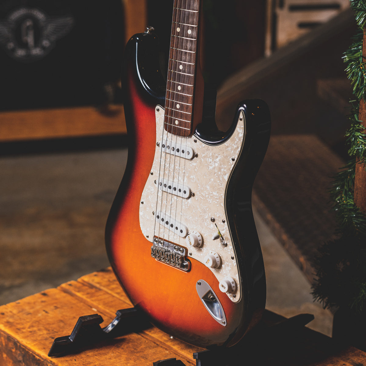 2003 Fender Standard Stratocaster, Loaded FCS Pickguard, Sunburst, w/HSC - Used