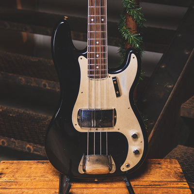 2021 Fender Custom Shop 1959 Precision Bass, Journeyman Relic, Aged Black OHSC - Used