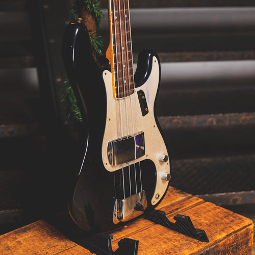 2021 Fender Custom Shop 1959 Precision Bass, Journeyman Relic, Aged Black OHSC - Used