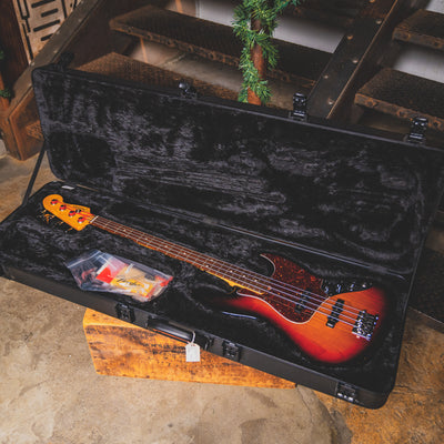 2015 Fender American Standard Jazz Bass, Sunburst w/OHSC - Used