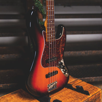 2015 Fender American Standard Jazz Bass, Sunburst w/OHSC - Used