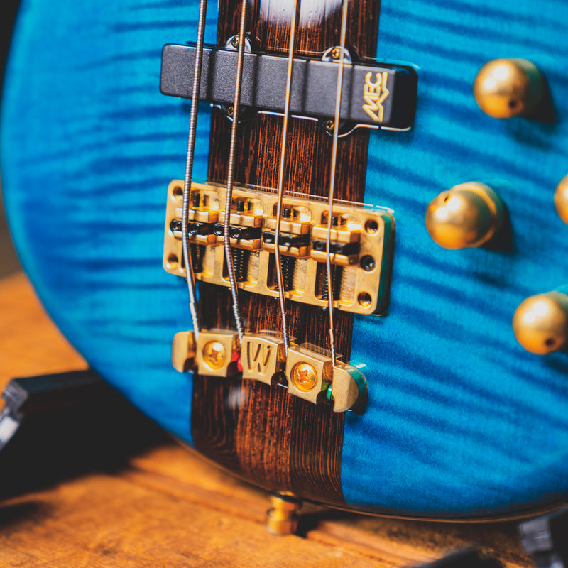 Warwick 2014 Streamer Stage 1 Bass Guitar, Turquoise Stain w/OHSC - Used