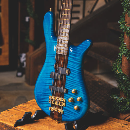 Warwick 2014 Streamer Stage 1 Bass Guitar, Turquoise Stain w/OHSC - Used