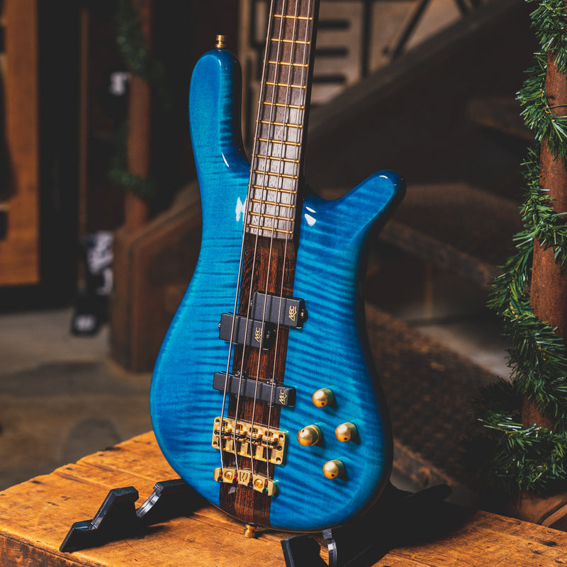 Warwick 2014 Streamer Stage 1 Bass Guitar, Turquoise Stain w/OHSC - Used