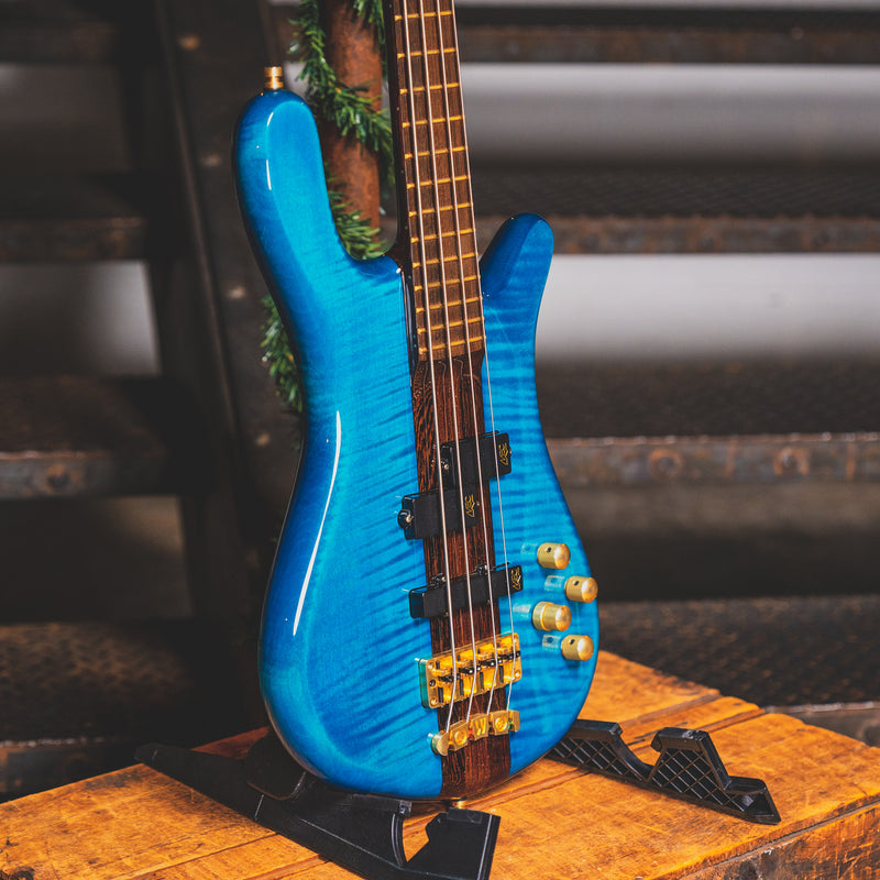 Warwick 2014 Streamer Stage 1 Bass Guitar, Turquoise Stain w/OHSC - Used