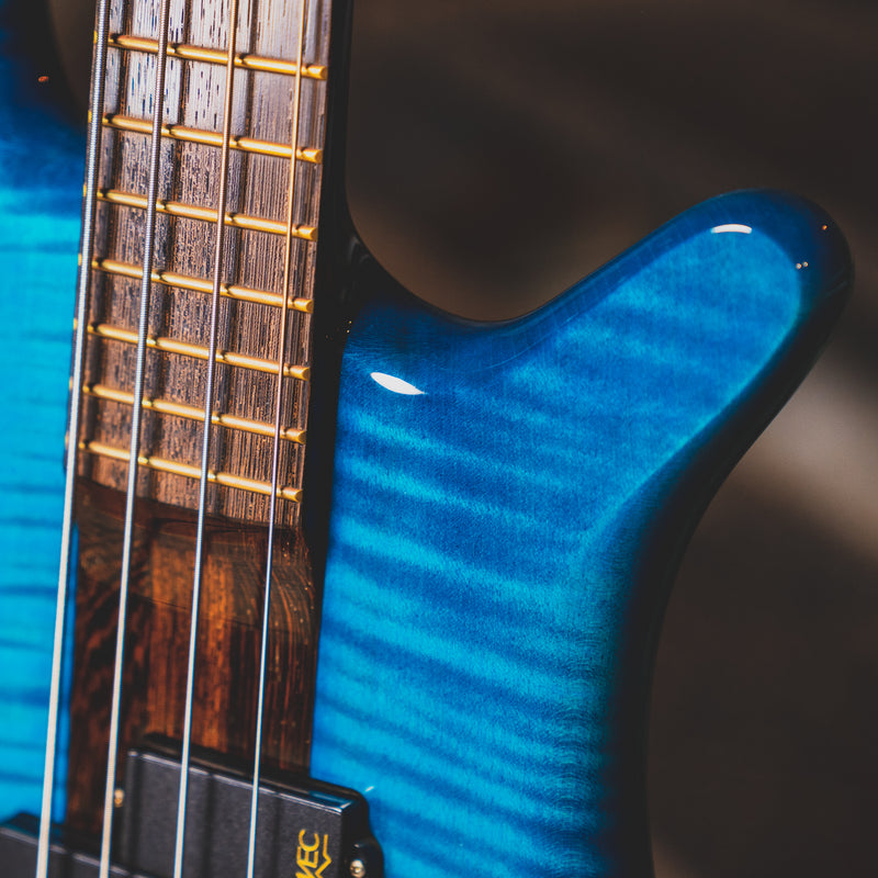Warwick 2014 Streamer Stage 1 Bass Guitar, Turquoise Stain w/OHSC - Used