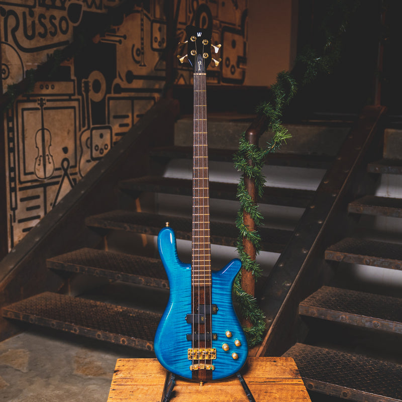 Warwick 2014 Streamer Stage 1 Bass Guitar, Turquoise Stain w/OHSC - Used