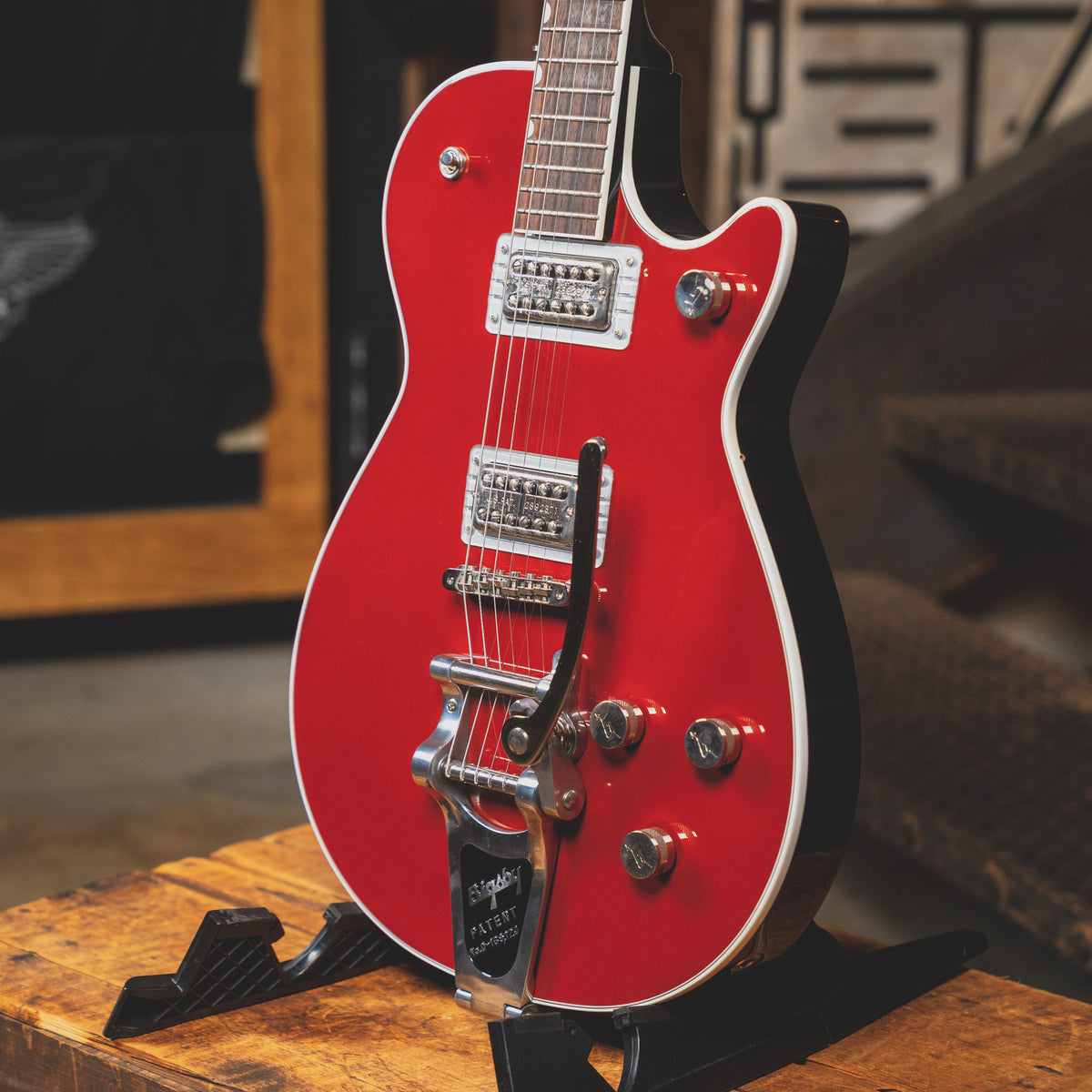 2018 Gretsch G6131T Players Edition Jet, Firebird Red with OHSC - Used