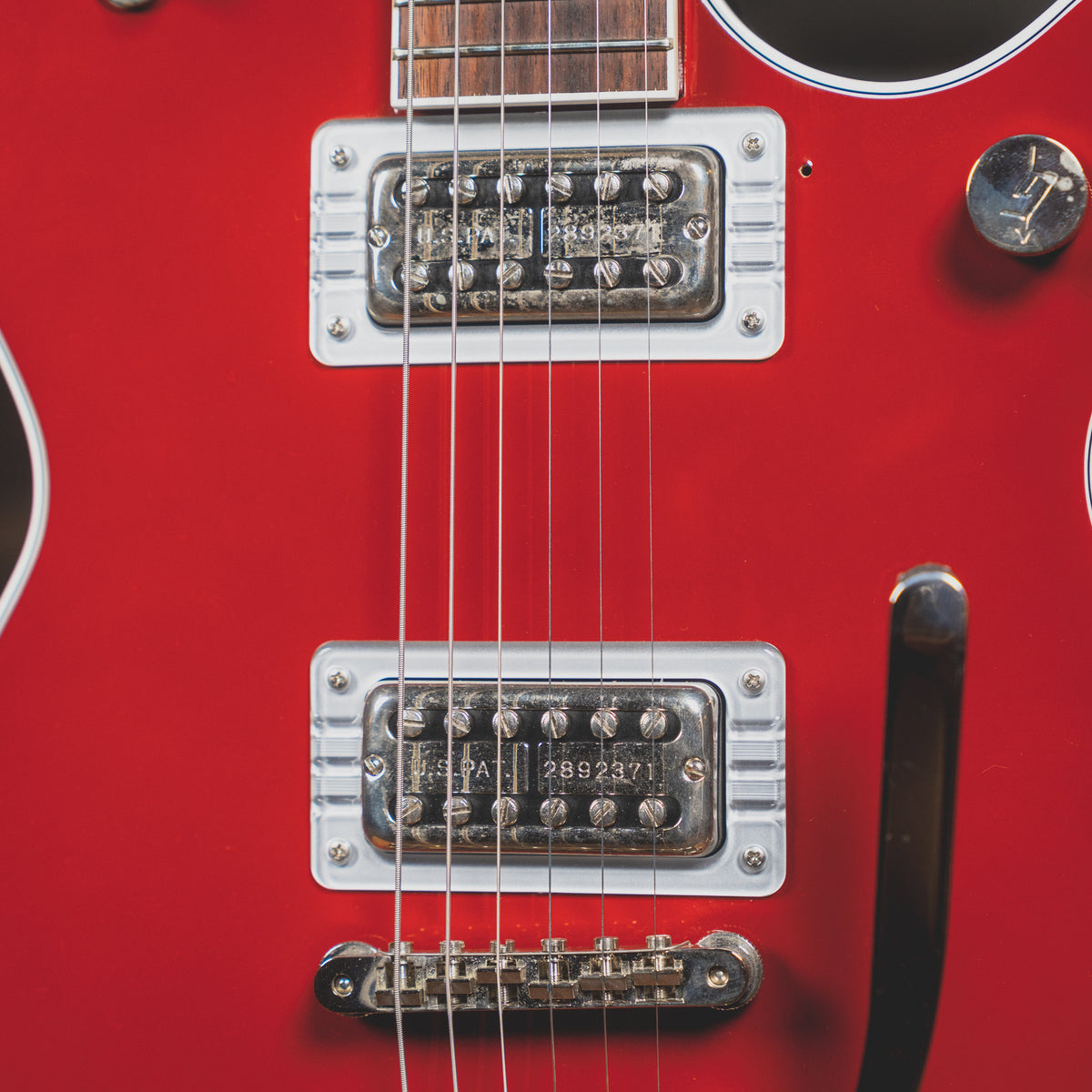 2018 Gretsch G6131T Players Edition Jet, Firebird Red with OHSC - Used