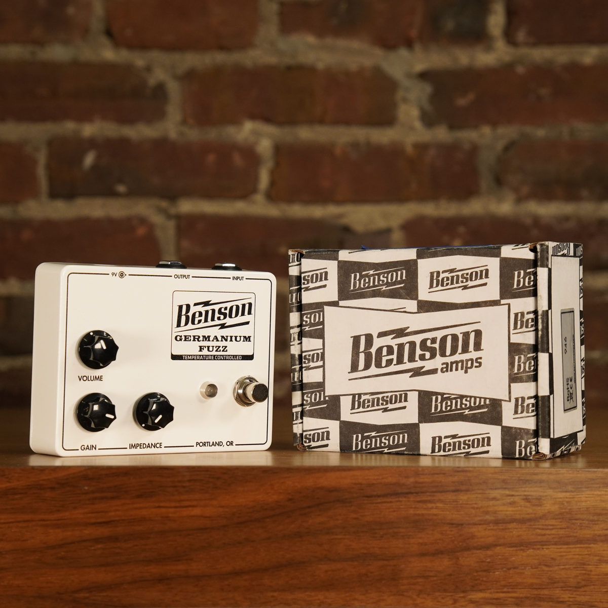 Benson Amps Germanium Fuzz Effect Pedal, White With Box - Used