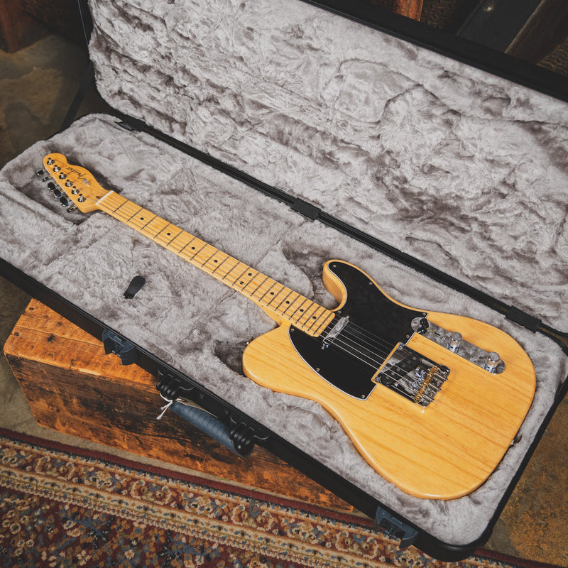 2017 Fender American Professional Telecaster Electric Guitar, Natural with OHSC - Used