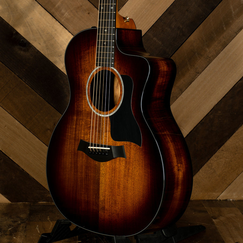 2022 Taylor 224CE-K DLX 200 Deluxe Series All Koa, Grand Auditorium Acoustic Guitar w/OHSC - Used