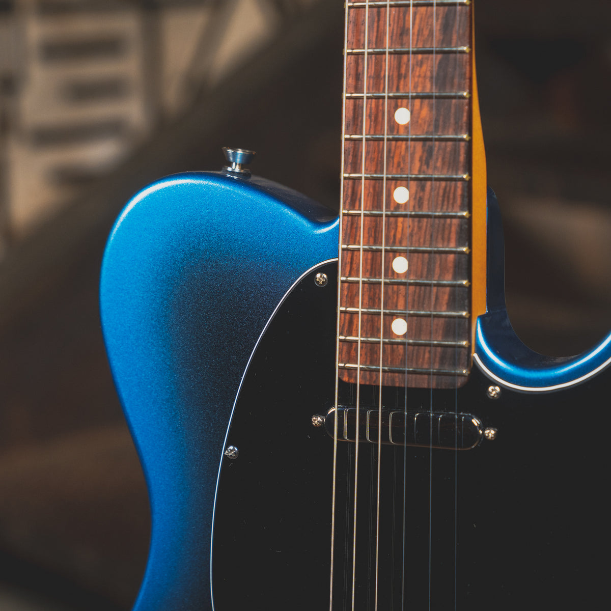 2022 Fender American Professional II Telecaster Electric Guitar, Dark Night with OHSC - Used