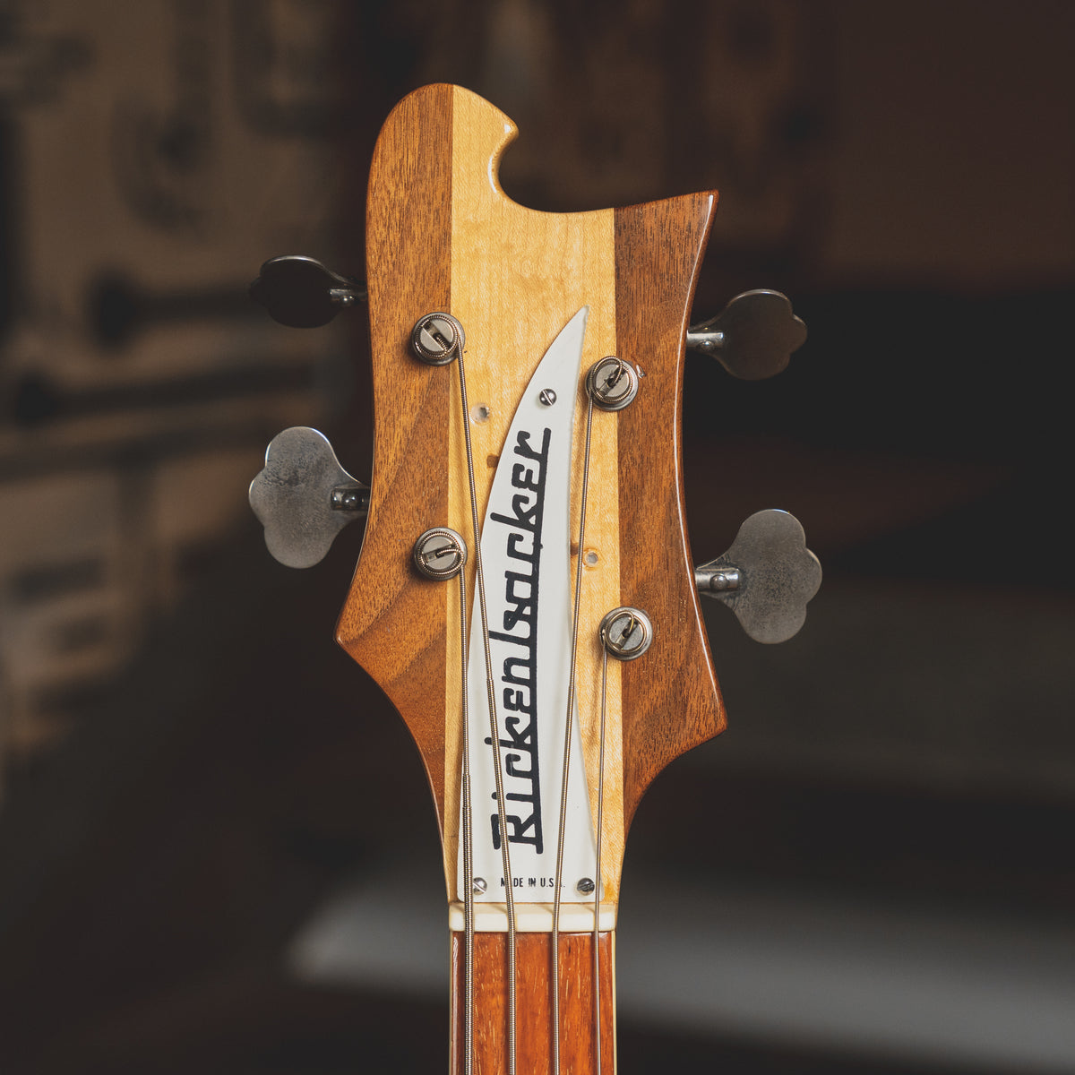 1969 Rickenbacker 4001 Bass Guitar, Mapleglo with OHSC - Used