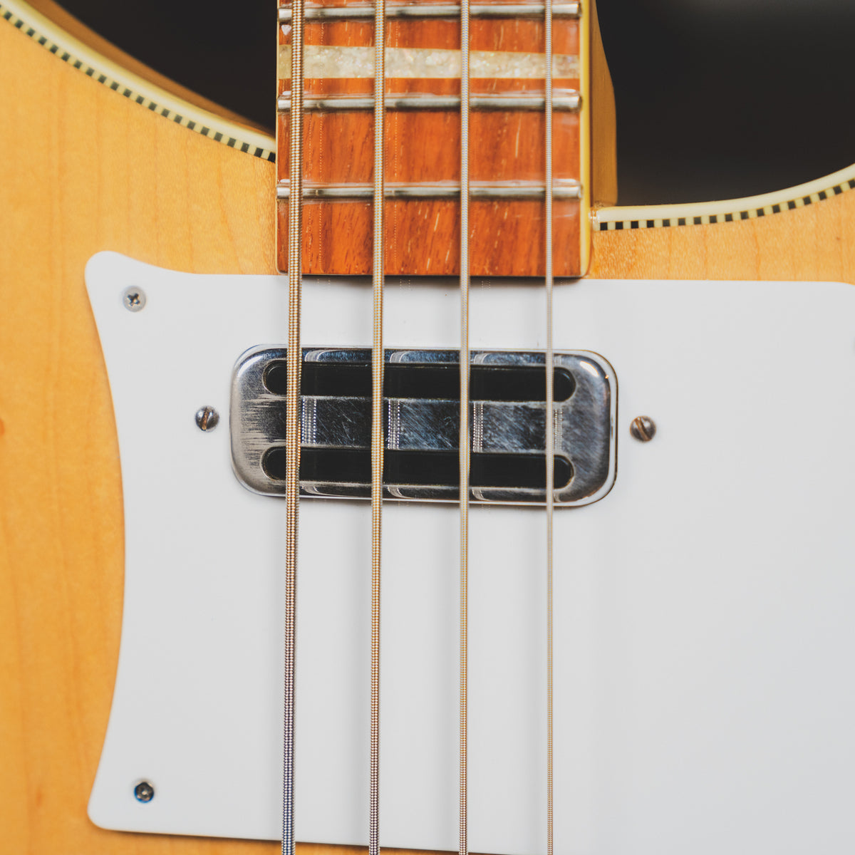 1969 Rickenbacker 4001 Bass Guitar, Mapleglo with OHSC - Used